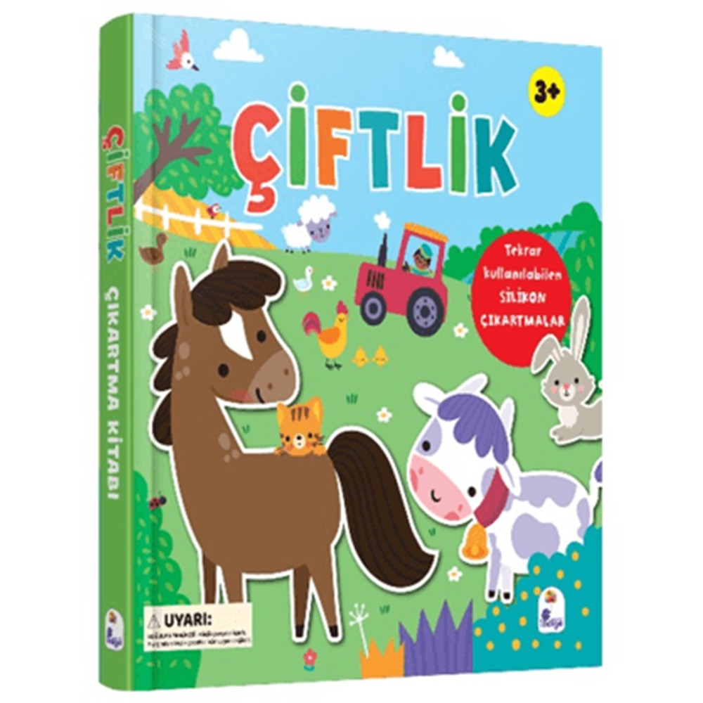 Çiftlik - Silikon Çıkartmalı (Ciltli) - Holly Morris - İndigo Çocuk