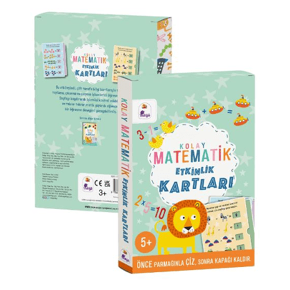 Kolay Matematik Etkinlik Kartları CİLTLİ - Kolektif - İndigo Çocuk