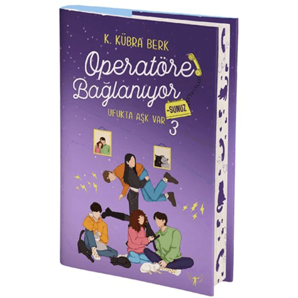 Operatöre Bağlanıyorsunuz 3 Ufukta Aşk Var ( Yan Boyamalı ) - K. Kübra Berk - Artemis Yayınları