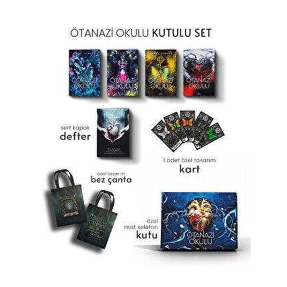 Ötanazi Okulu Seti 4 Kitap Takım Kutulu - Maral Atmaca - Ephesus Yayınları