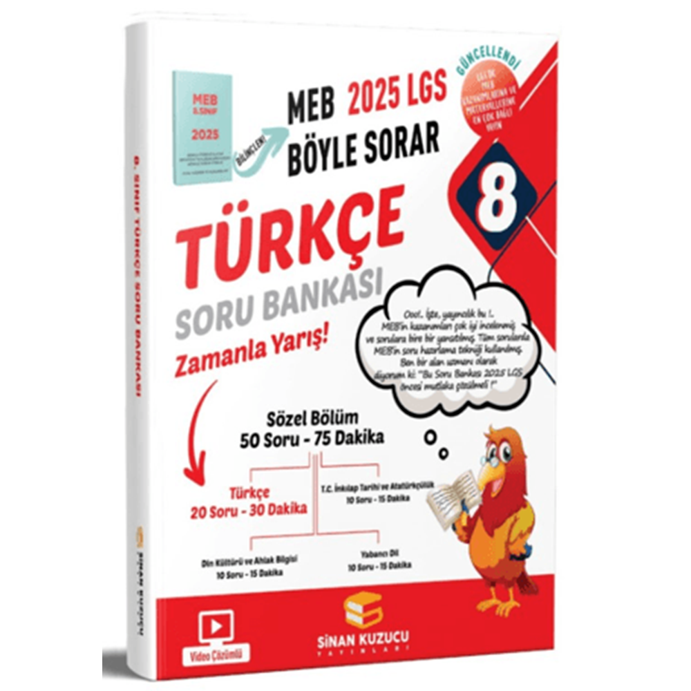 8. Sınıf LGS Türkçe Soru Bankası - Sinan Kuzucu