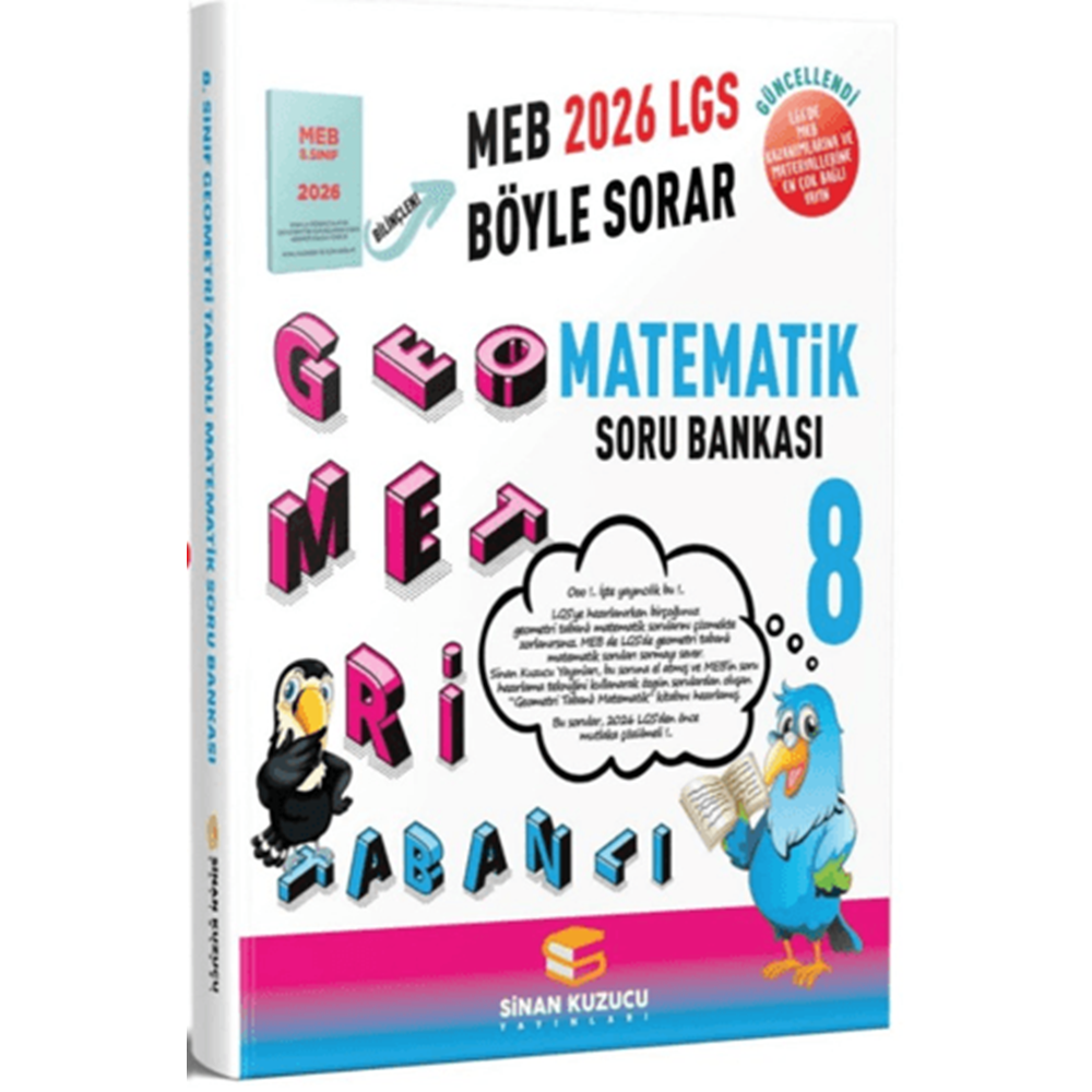 2026 8. Sınıf Geometri Tabanlı Matematik Soru Bankası Sinan Kuzucu