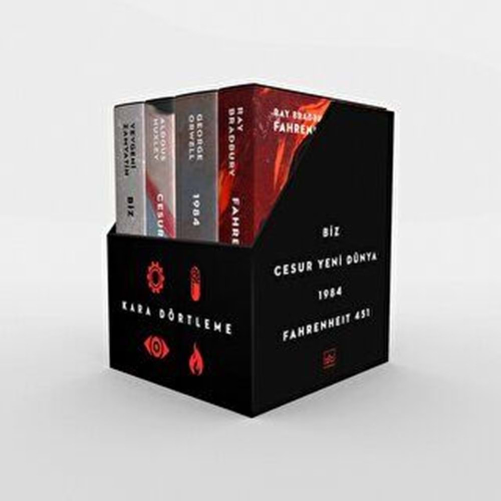 Kara Dörtleme Kutu Set (4 Kitap Takım) Ciltli - İthaki Yayınları