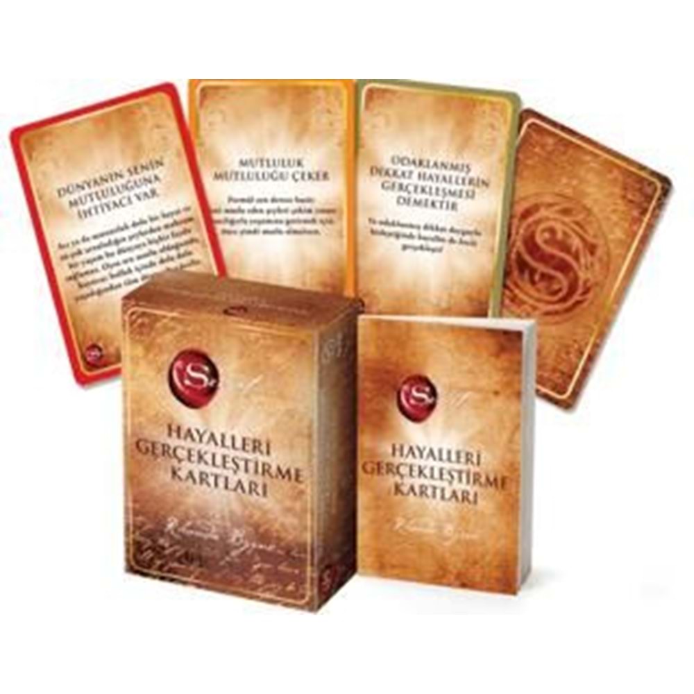 The Secret Hayalleri Gerçekleştirme Kartları -Rhonda Byrne - Butik