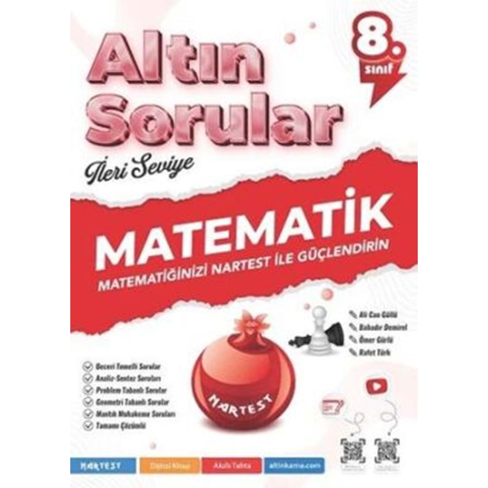 8. Sınıf Matematik Altın Sorular - Kolektif - Nartest Yayınevi