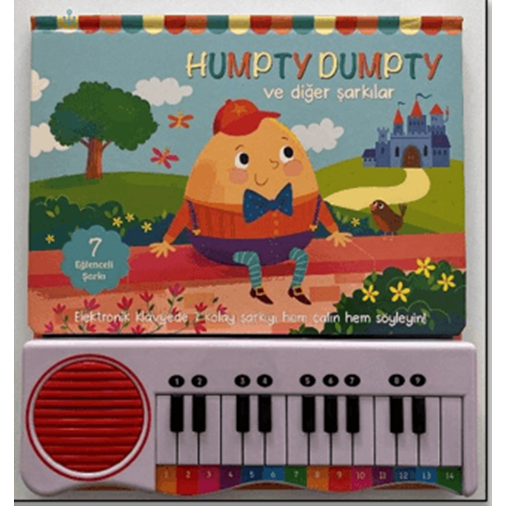 İlk Piyano Kitabım - Humpty Dumpty ve Diğer Şarkılar - Kolektif - Uçan Fil Yayınları