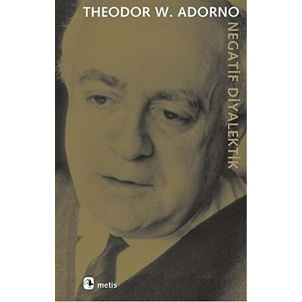 Negatif Diyalektik - Theodor W. Adorno - Metis Yayınları