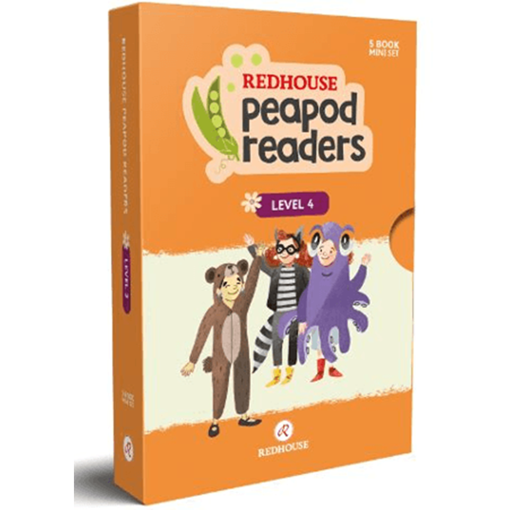 Redhouse Peapod Readers İngilizce Hikaye Seti 4 Kutulu Ürün - Redhouse Yayınları