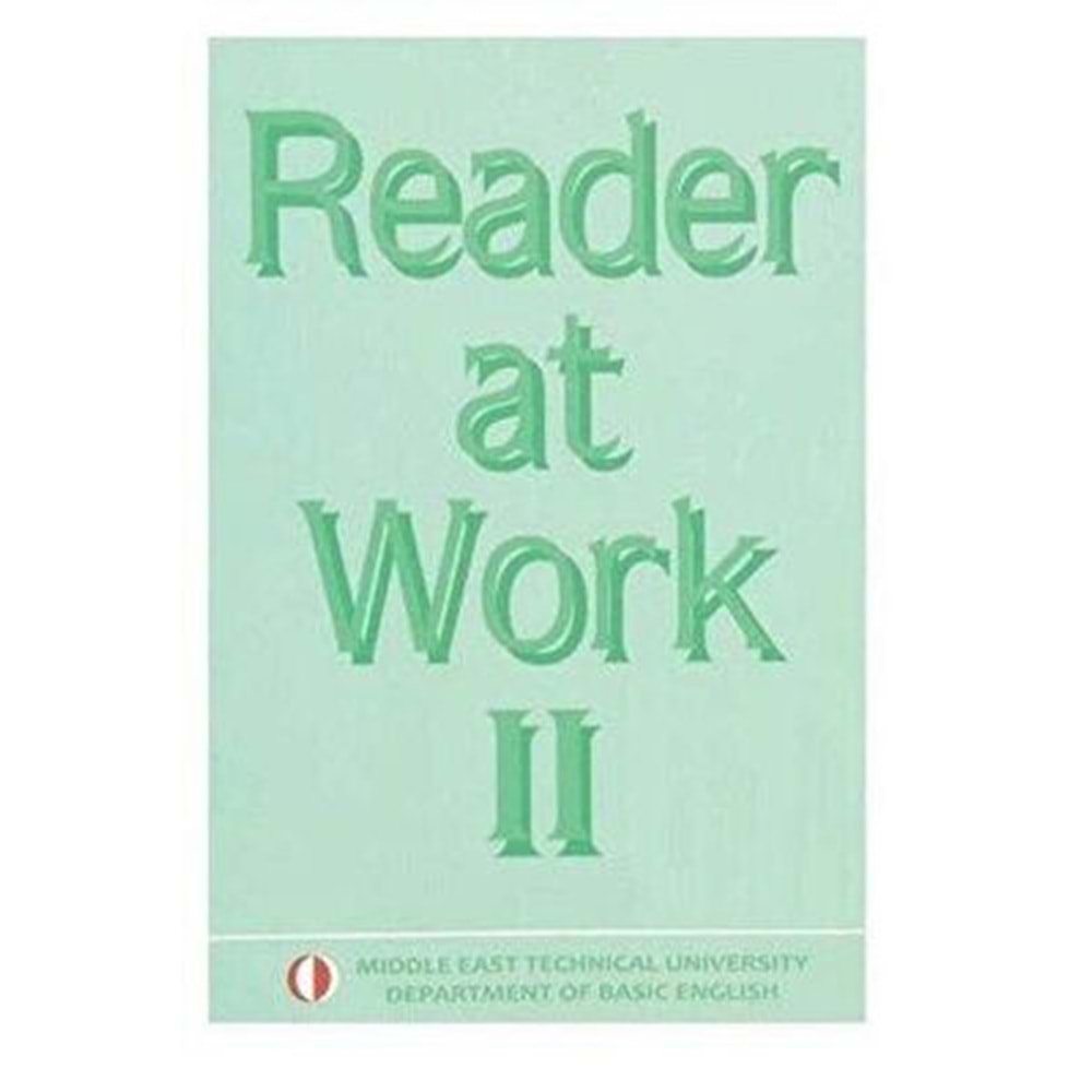 Reader at Work 2 - Kolektif - ODTÜ Geliştirme Vakfı Yayıncılık