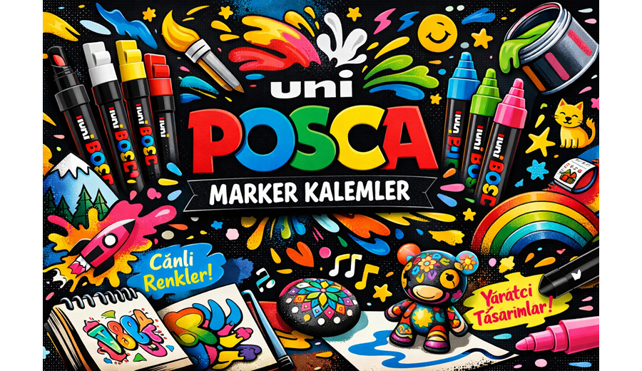 Uni POSCA Marker Kalemler