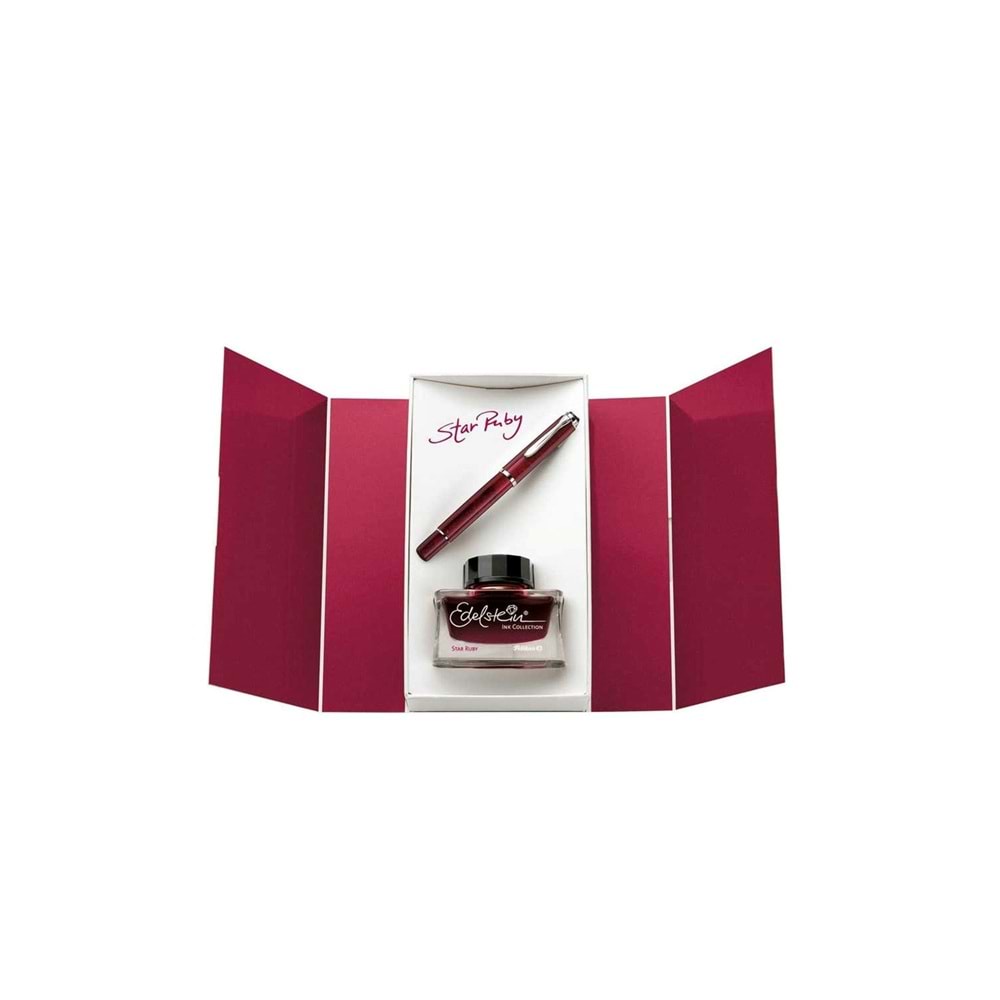 Pelikan M205 Dolma Kalem Mürekkep Set M Star Ruby