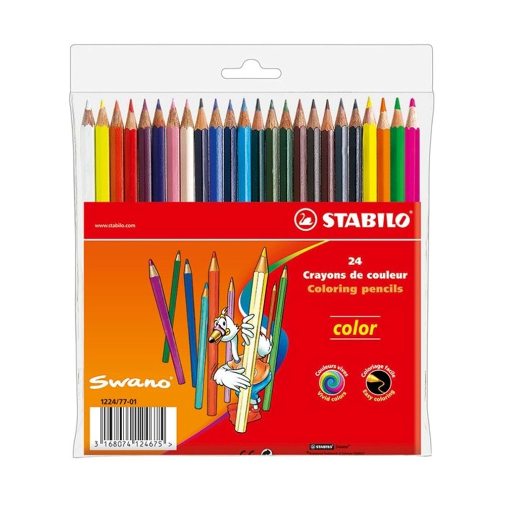 Stabilo Color Kuru Boya Kutu 24'lü 1224/77-01