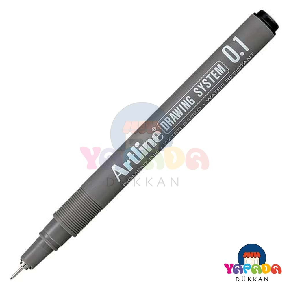 Artline Drawing System EK-231 0,1 mm Siyah Pigment Mürekkepli Teknik Çizim Kalemi