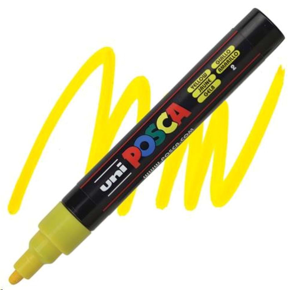 Uni Posca Akrilik Marker Sarı / 1.8-2.5 mm