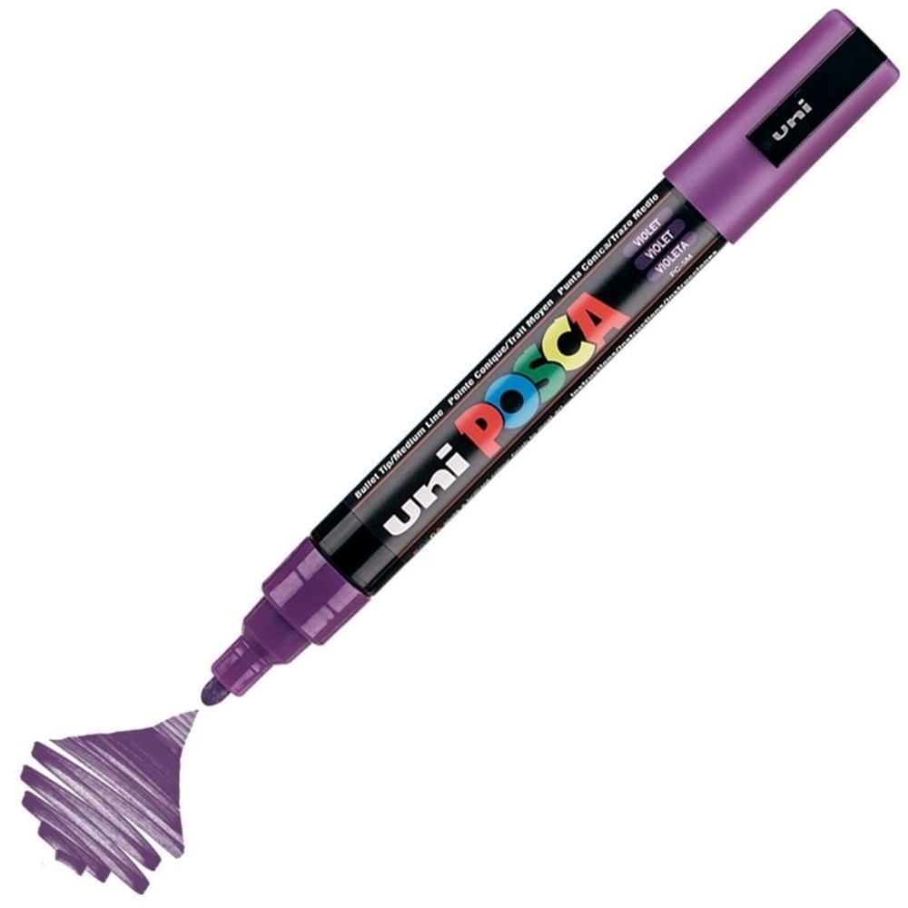 Uni Posca Marker Pc-5m Medium 1.8-2.5 Mm Violet