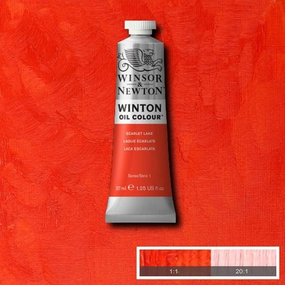 Winsor & Newton Winton Yağlı Boya 37Ml (38) Scarlet Lake 603