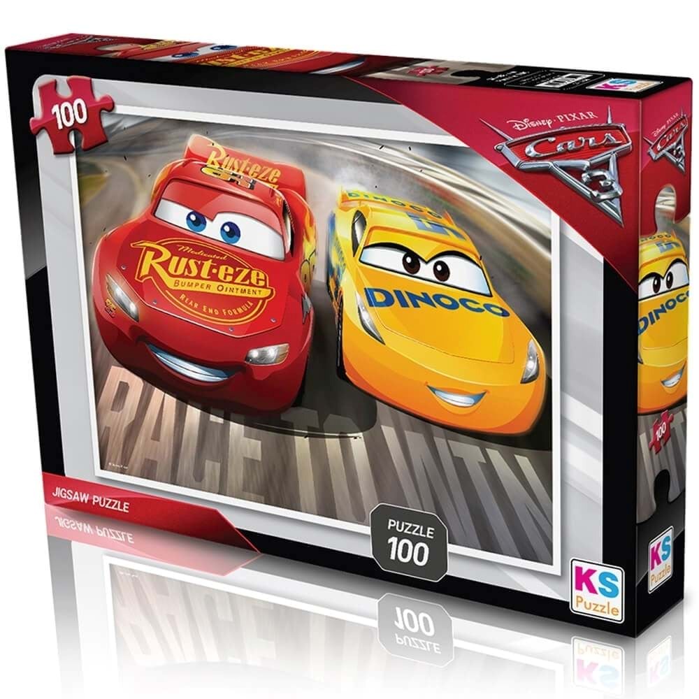 Ks Games 100 Parça - Cars 2 Çocuk Puzzle