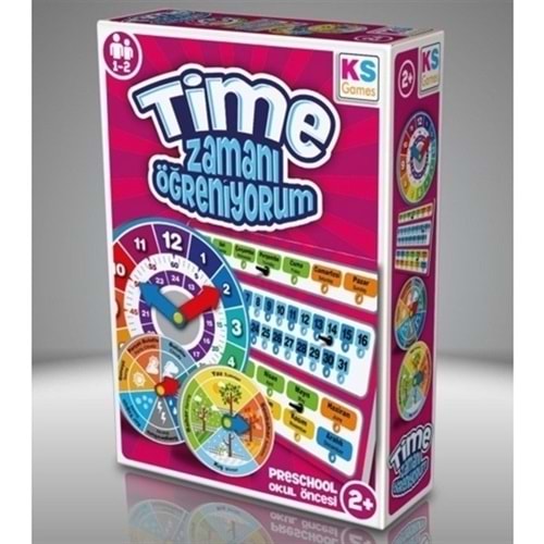 Ks Games Zamanı Öğreniyorum Çocuk Puzzle - Ks Games Puzzle