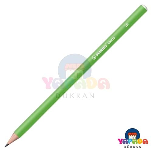 STABILO Motto 424 2B Dans Et Yeşil Yuvarlak Kurşun Kalem