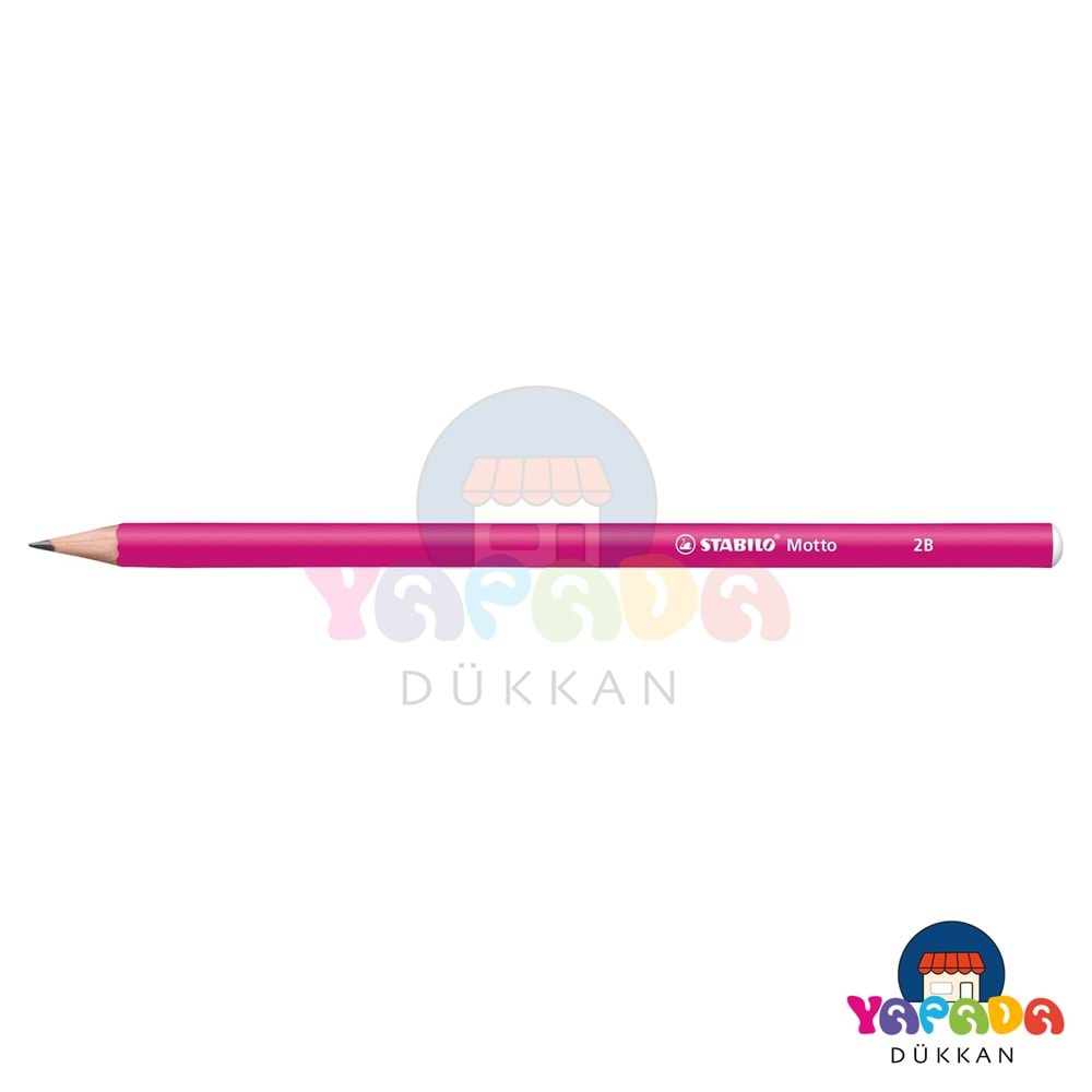 STABILO Motto 424 2B Hayal Et Pembe Yuvarlak Kurşun Kalem