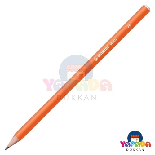 STABILO Motto 424 2B Gülümse Turuncu Yuvarlak Kurşun Kalem
