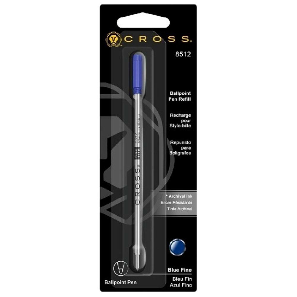 Cross 8512 Tükenmez Kalem Refil Mavi