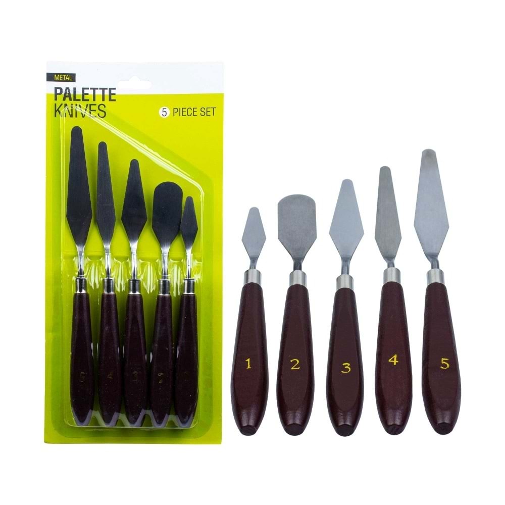 Südor Spatula Seti Çelik 5 Parça SF9009