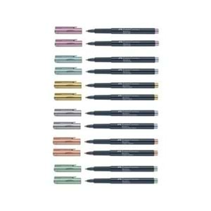 Faber Castell Metalik Marker Kalem 12 Renk
