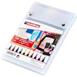 Edding 1340 Fırça Uçlu Kalem Seti 10 Renk