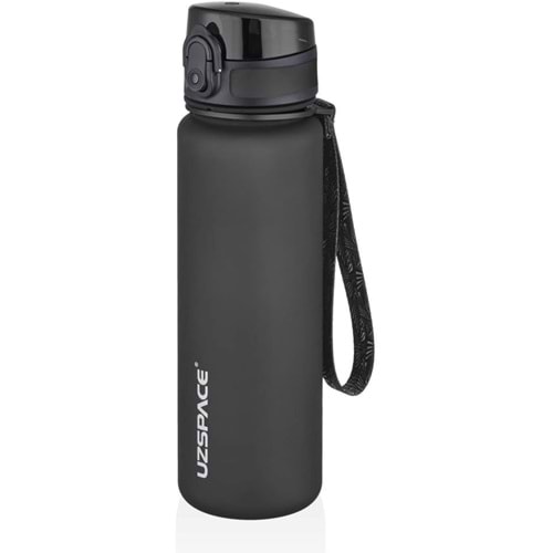 Uzspace 500 ml Tritan Su Matarası 3026 Siyah