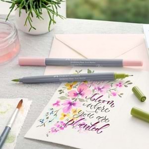 Faber Castell Aqua Çift Uçlu Markör Kalem 6 lı Lettering
