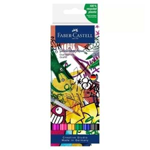 Faber Castell Goldfaber Aqua Çift Uç Marker 6 Renk Graffiti