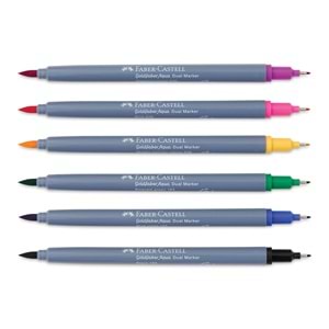 Faber Castell Goldfaber Aqua Çift Uç Marker 6 Renk Graffiti