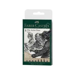 Faber Castell 8 Pitt Artist Pen The Black 2022