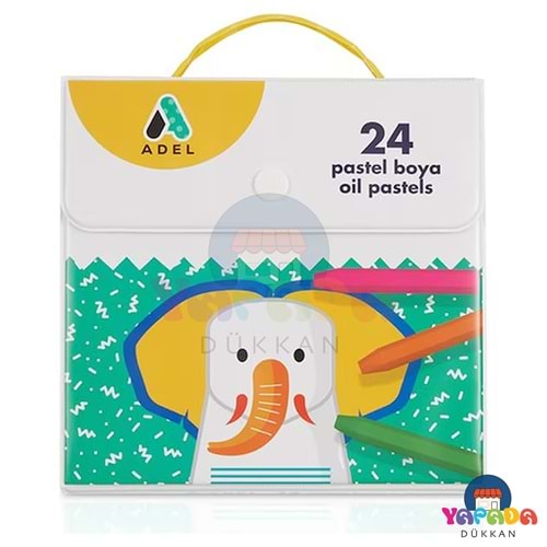 Adel 24 Renk Çantalı Pastel Boya
