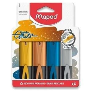 Maped Glitter İşaretleme Kalemi 4 Lü