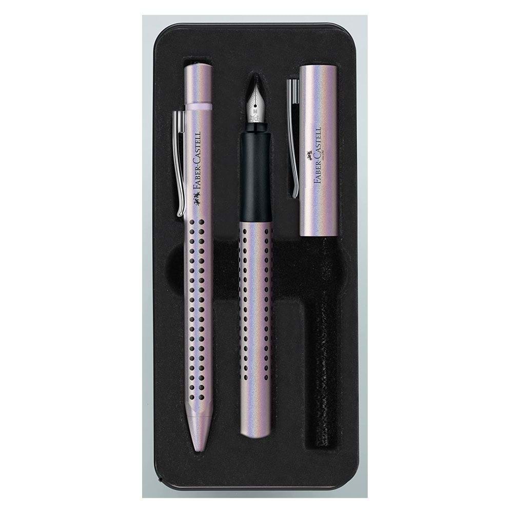 Faber - Castell Grip 2010 Dolma Kalem Tükenmez Kalem Set İnci