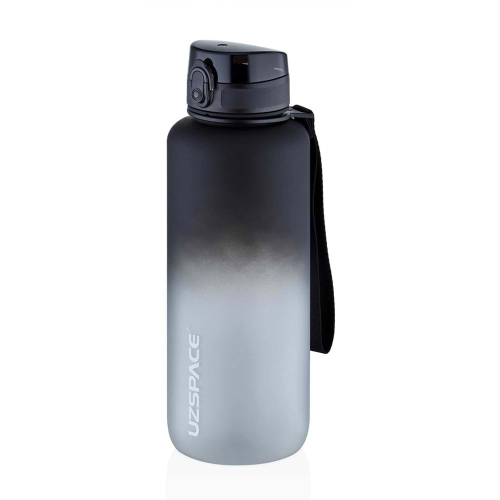 Uzspace 1500 Ml Tritan Su Matarası 3056 Black - White