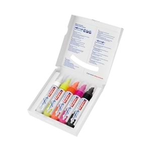 Edding Acrylic Broad Marker 5'li Set Neon Renkler