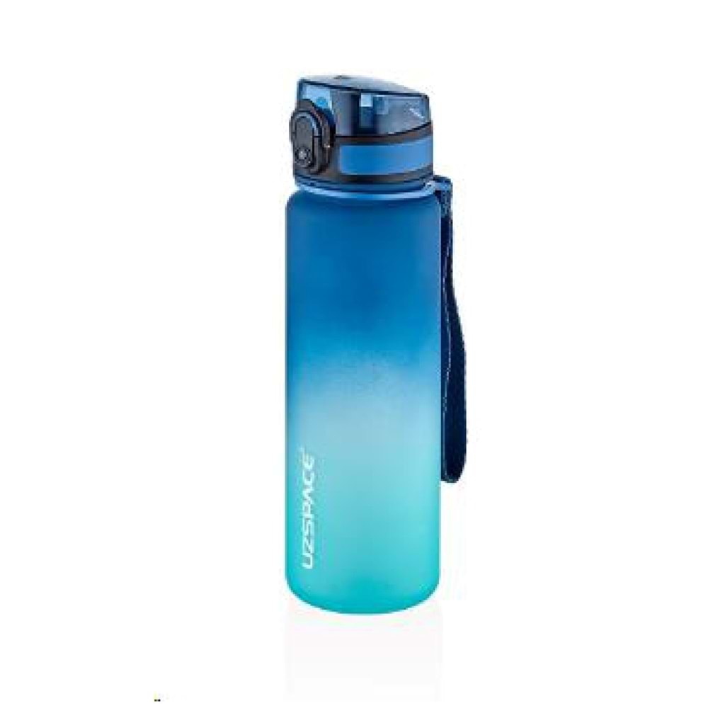 Uzspace 500 ml Tritan Su Matarası 3026 Mavi-Yeşil