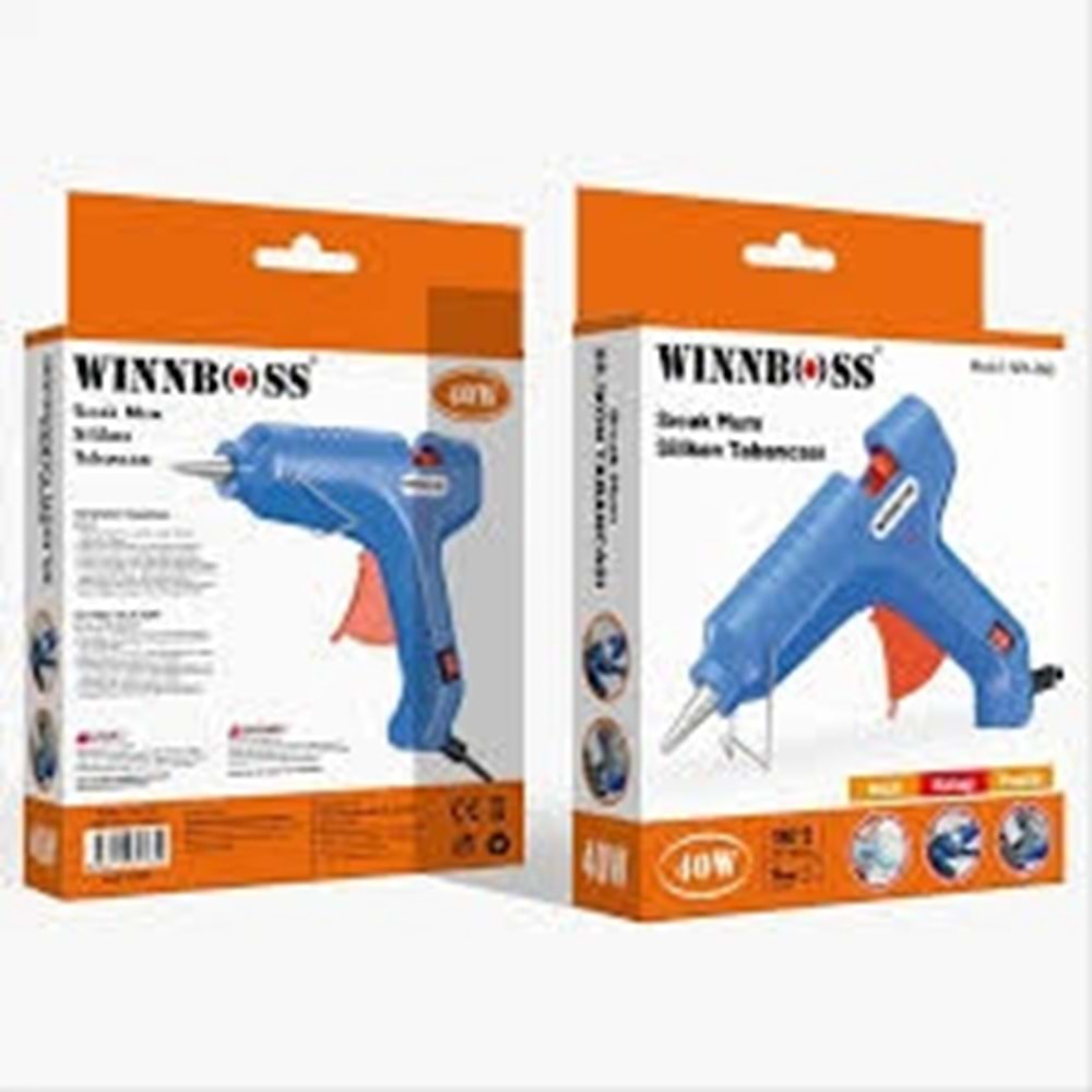 Winnboss Sıcak Silikon Tabancası 40 Wat Büyük Boy Wn-1162