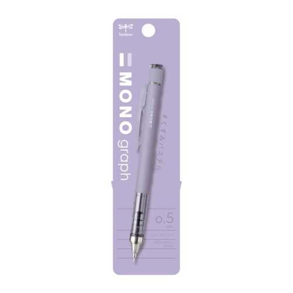 Tombow Mono Graph Faded Mekanik Uçlu Kalem 0,5Mm Blisterli Lavanta