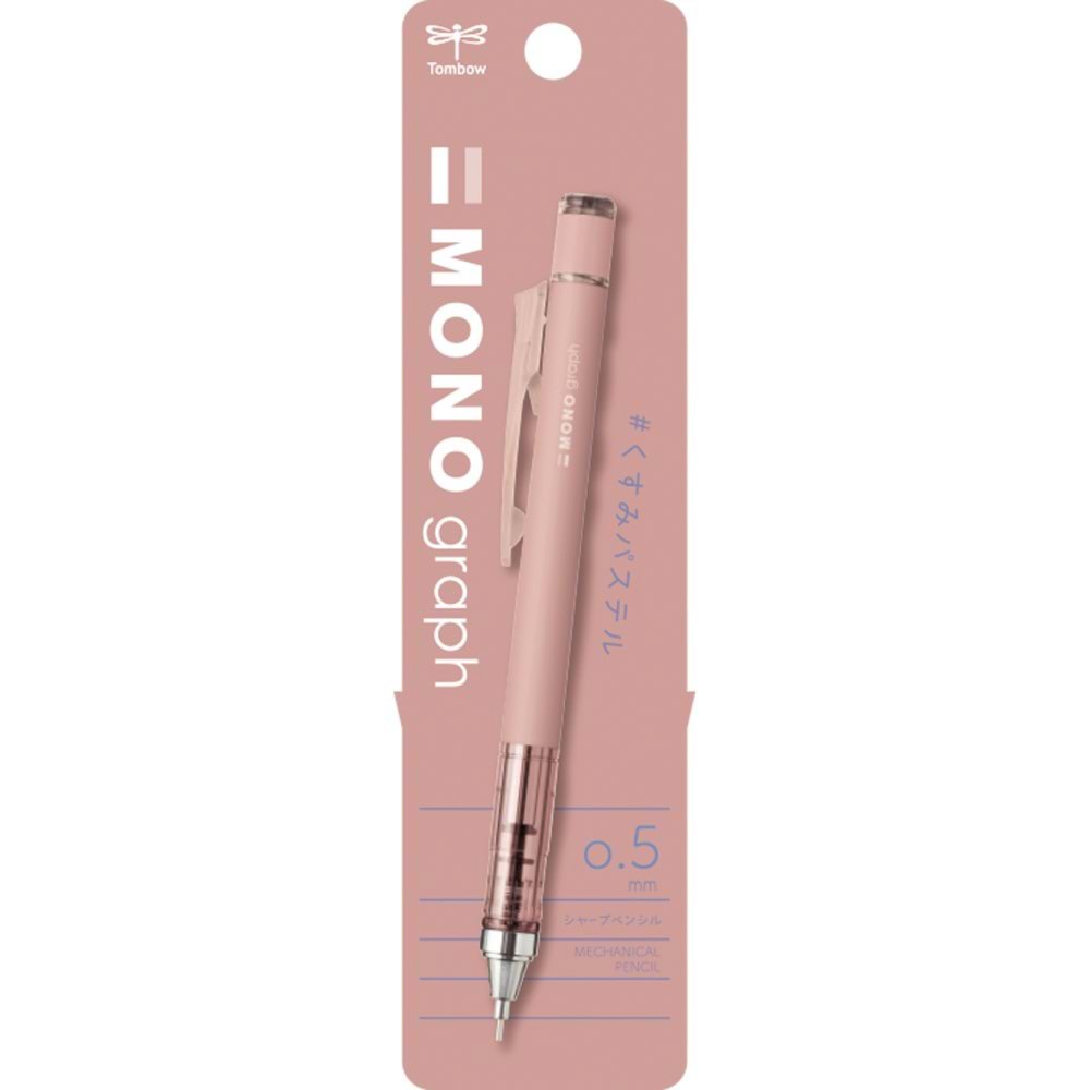 Tombow Mono Graph Faded Mekanik Uçlu Kalem 0,5Mm Blisterli Mercan