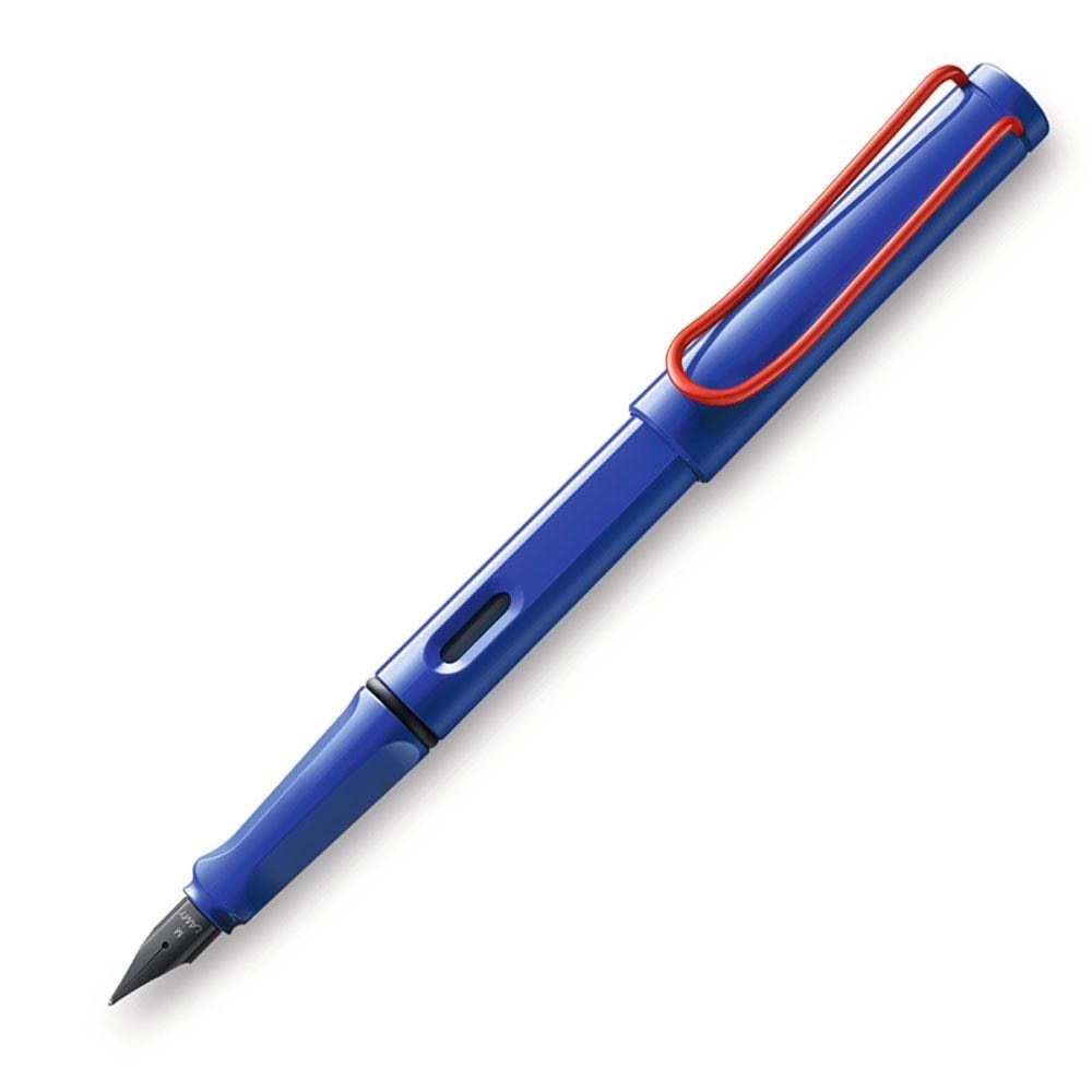 Lamy Safari Dolma Kalem Kırmızı Renk Klips M Uç Mavi