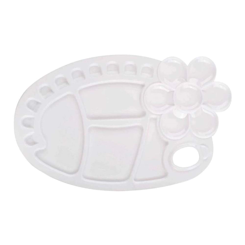 Monart Plastik Büyük Boy Oval Palet PTF21