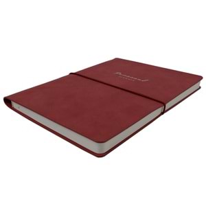Victoria's Journals Kuka Personal Planner Defter A5 80 gr. 96 yp. Çizgili Kırmızı