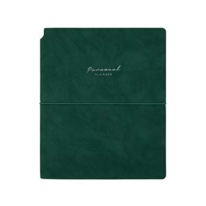 Victoria's Journals Kuka Personal Planner Defter 19x25 80 gr. 96 yp. Çizgili Yeşil