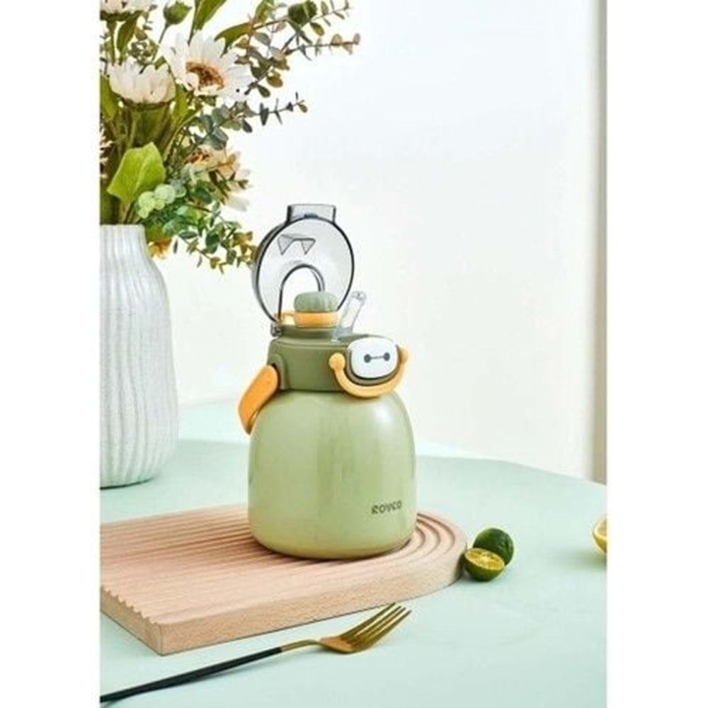 VagonLife Rovco Çelik Matara Rk-B4009-3 Yeşil