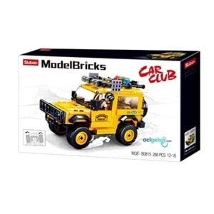Sluban Model Bricks Off Road Safari Aracı Sarı