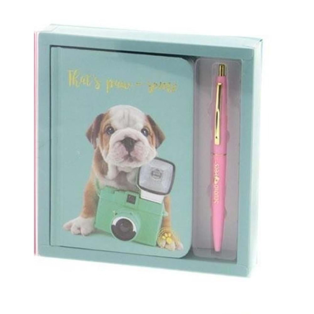 Dolphin Studio Pets PT-7788 Defter+Jel Kalem Kutulu Set